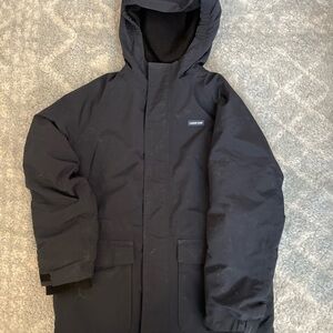 Lands' End Boys Black Squall Jacket Size 8